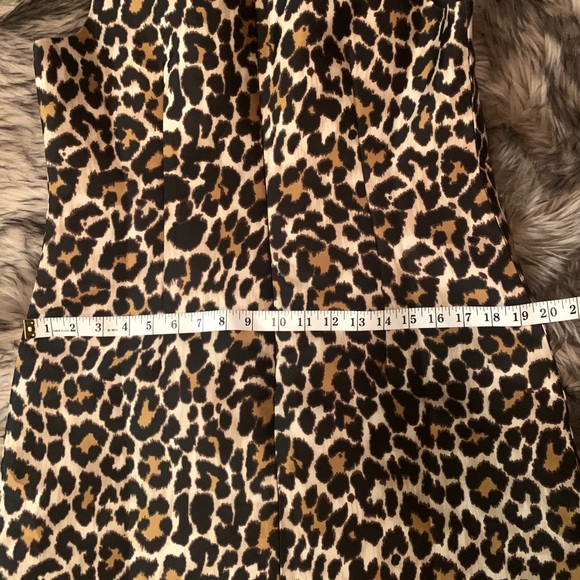 J. Crew Leopard animal Print A-Line Shift dress - Picture 12 of 12
